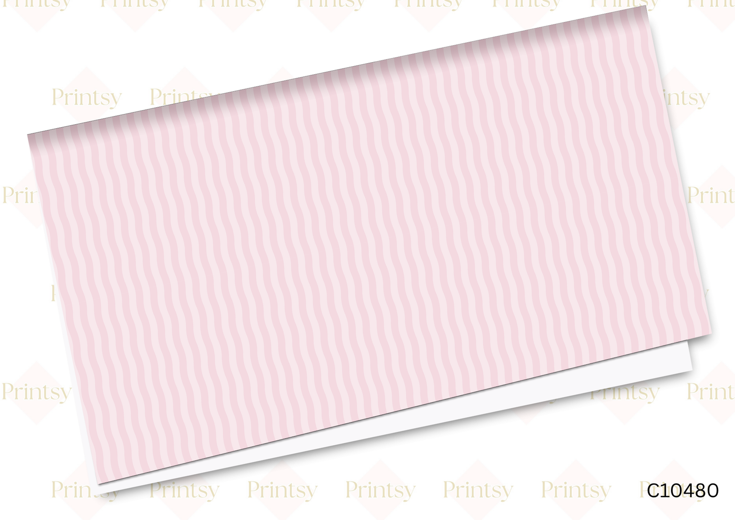 Pink Striped Canvas