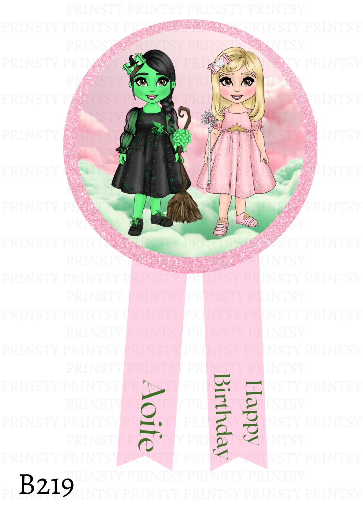 Wicked Dolly Birthday Badge
