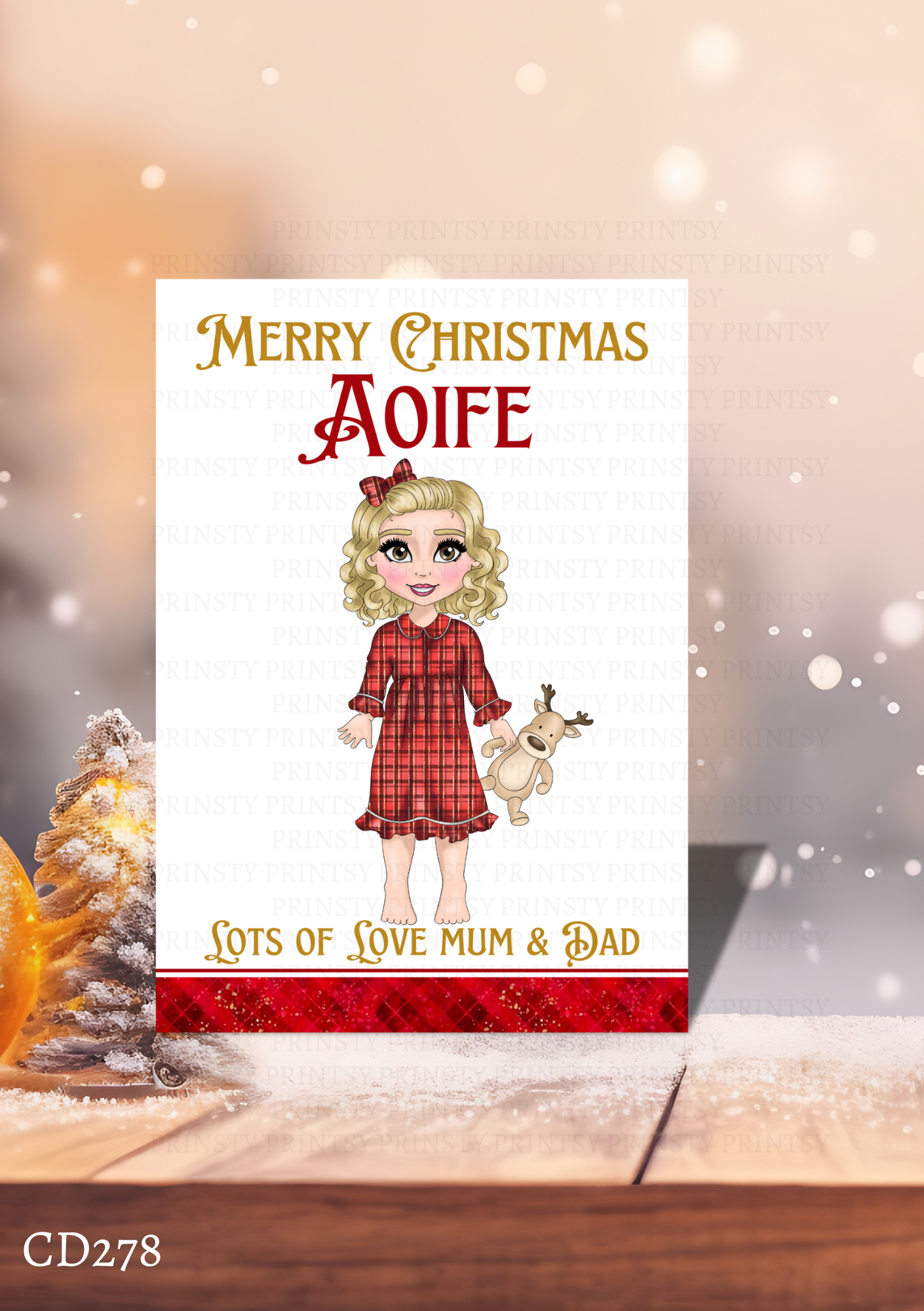 Christmas Dolly Card