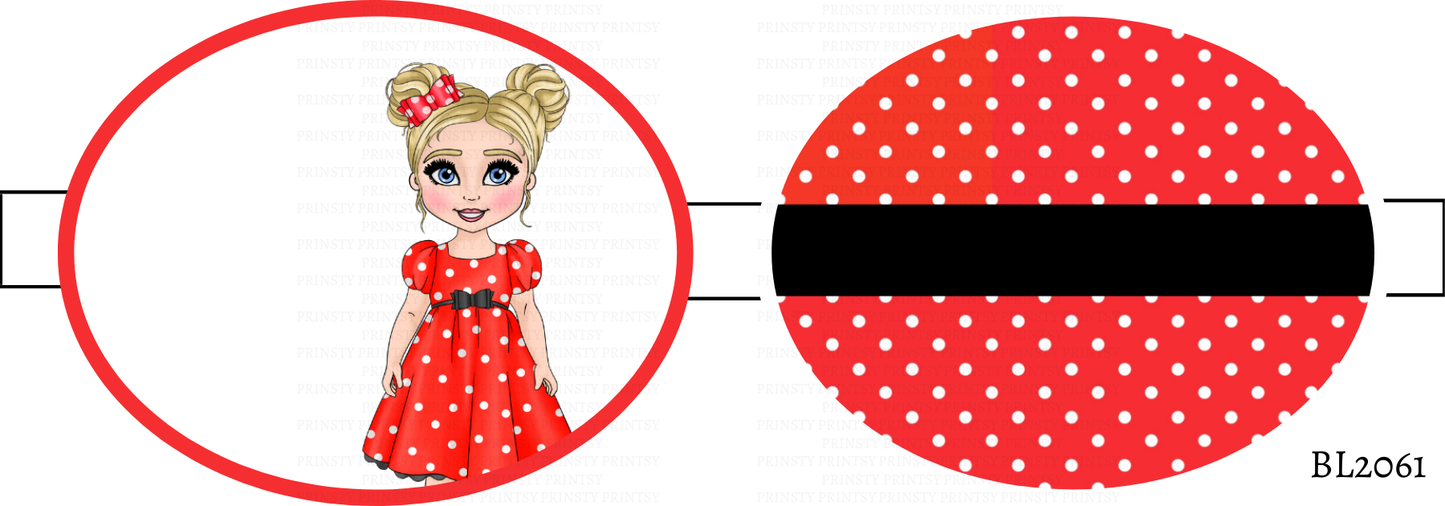 Spotty Dress Dolly Bow Loop