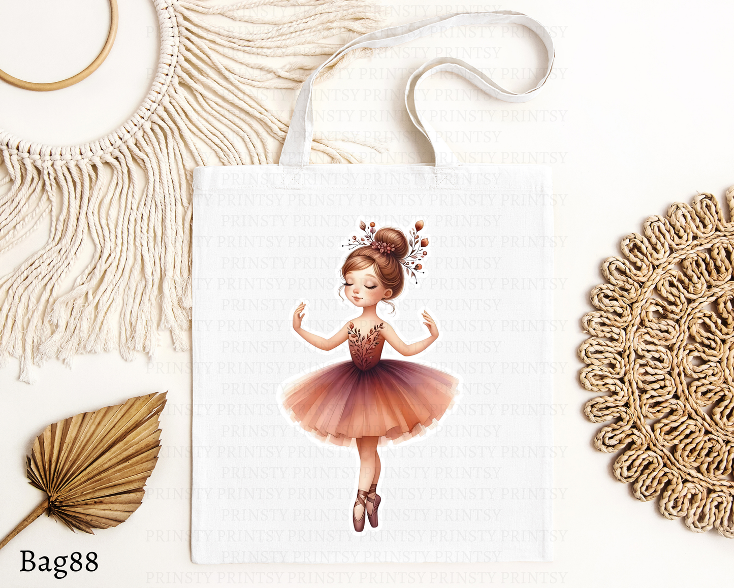 Autumn Ballerina Tote Bag