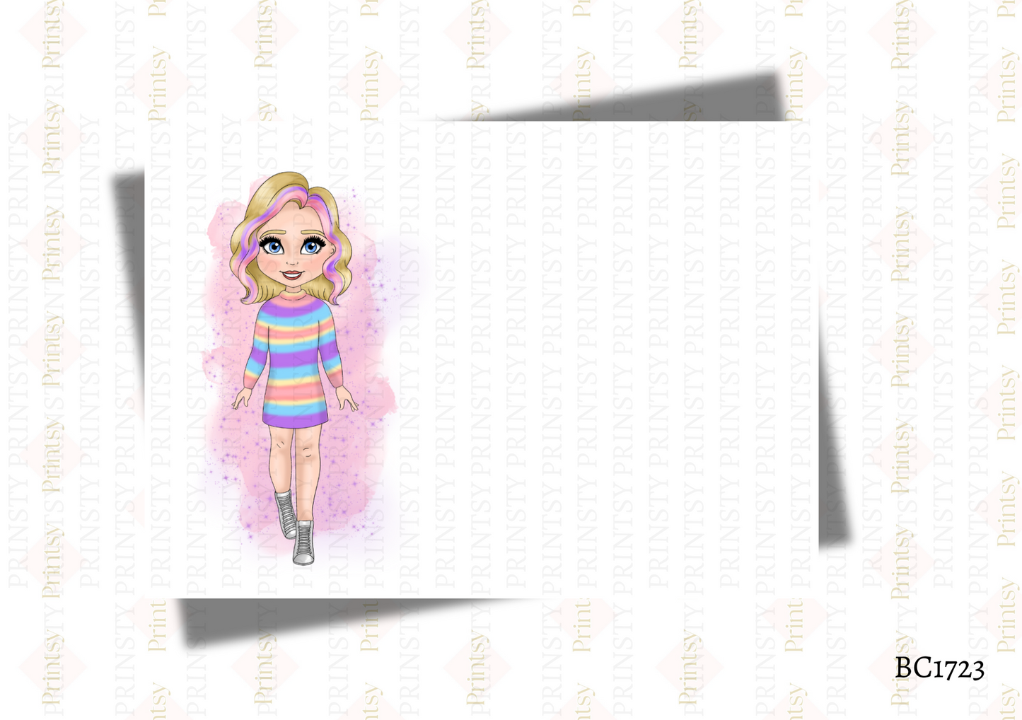 Spooky & Kooky Dolly Bow Card