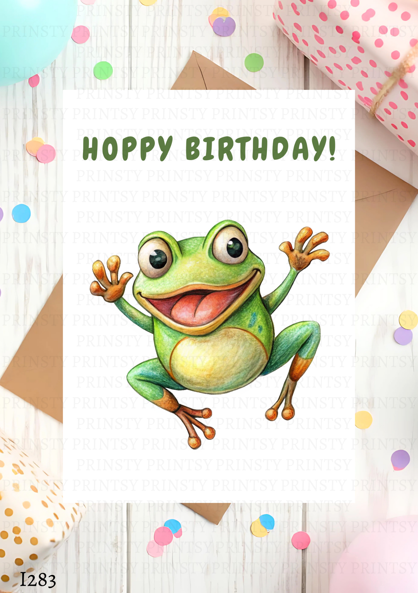 Frog Celebration Card