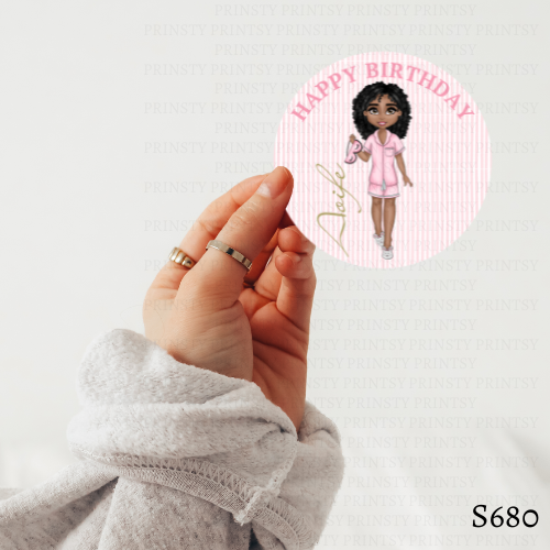 Sleep Over Dolly Sticker Sheet