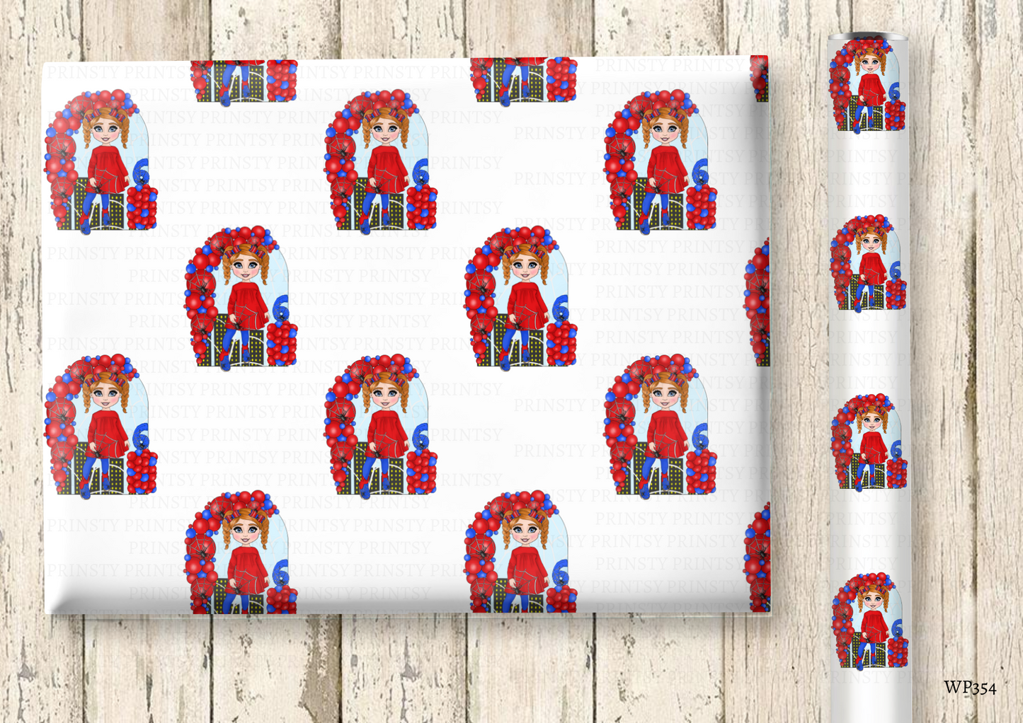 Web Dolly Wrapping Paper