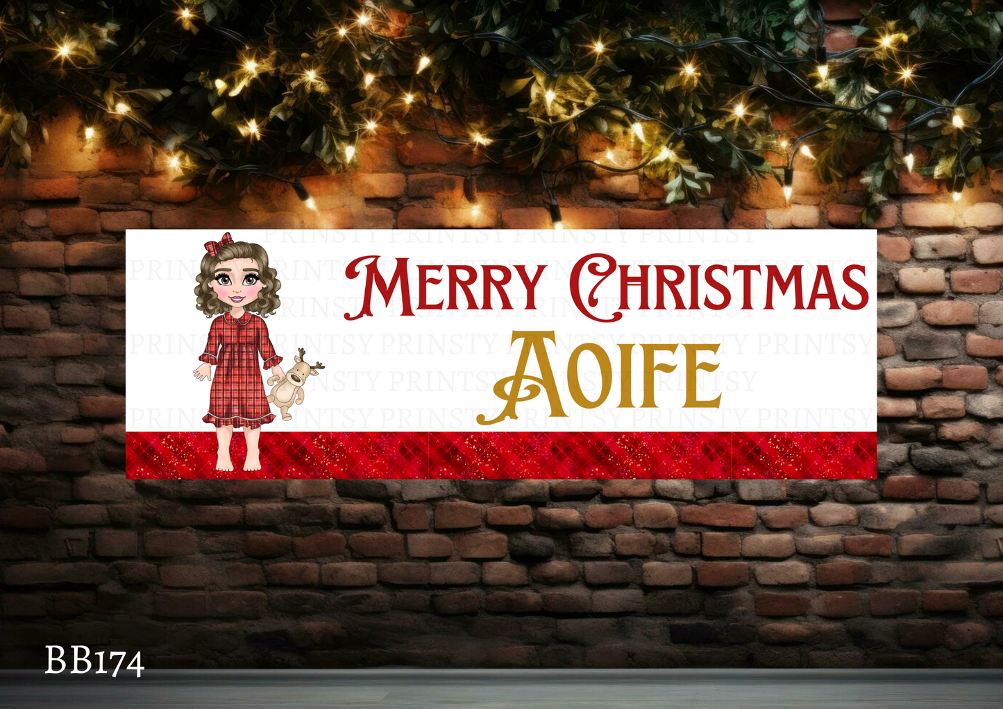 Christmas Dolly Banner