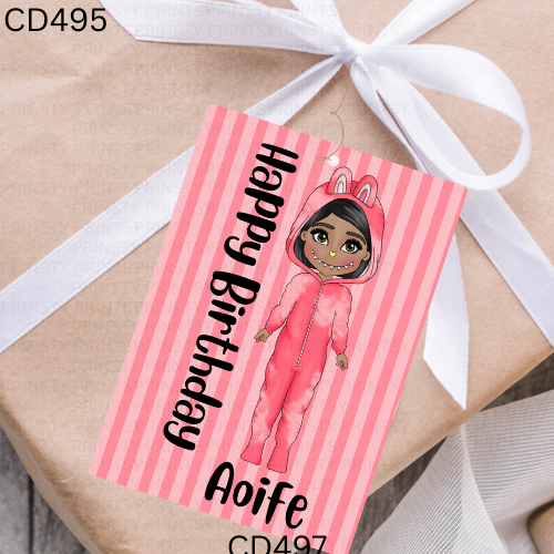 Mini Magic Monster Dolly Gift Label