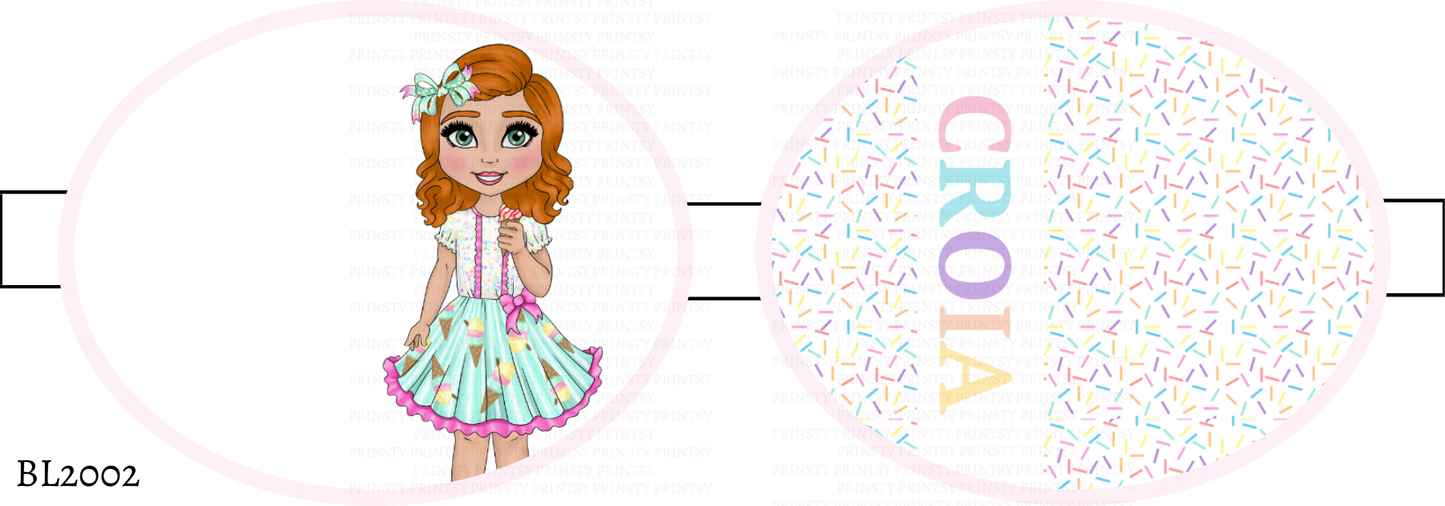 Ice Cream Dolly Bow Loop