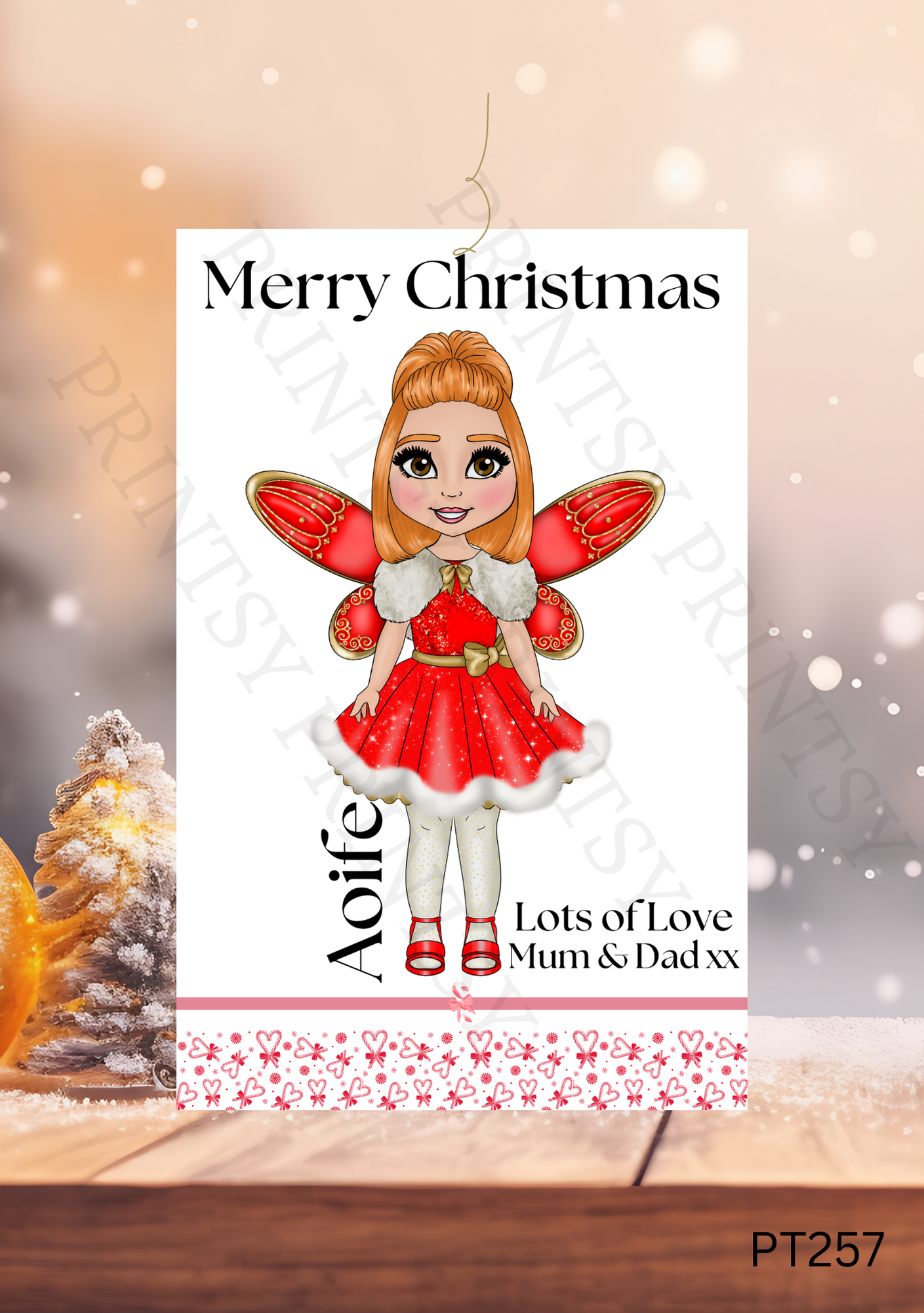 Christmas Fairy Gift Label