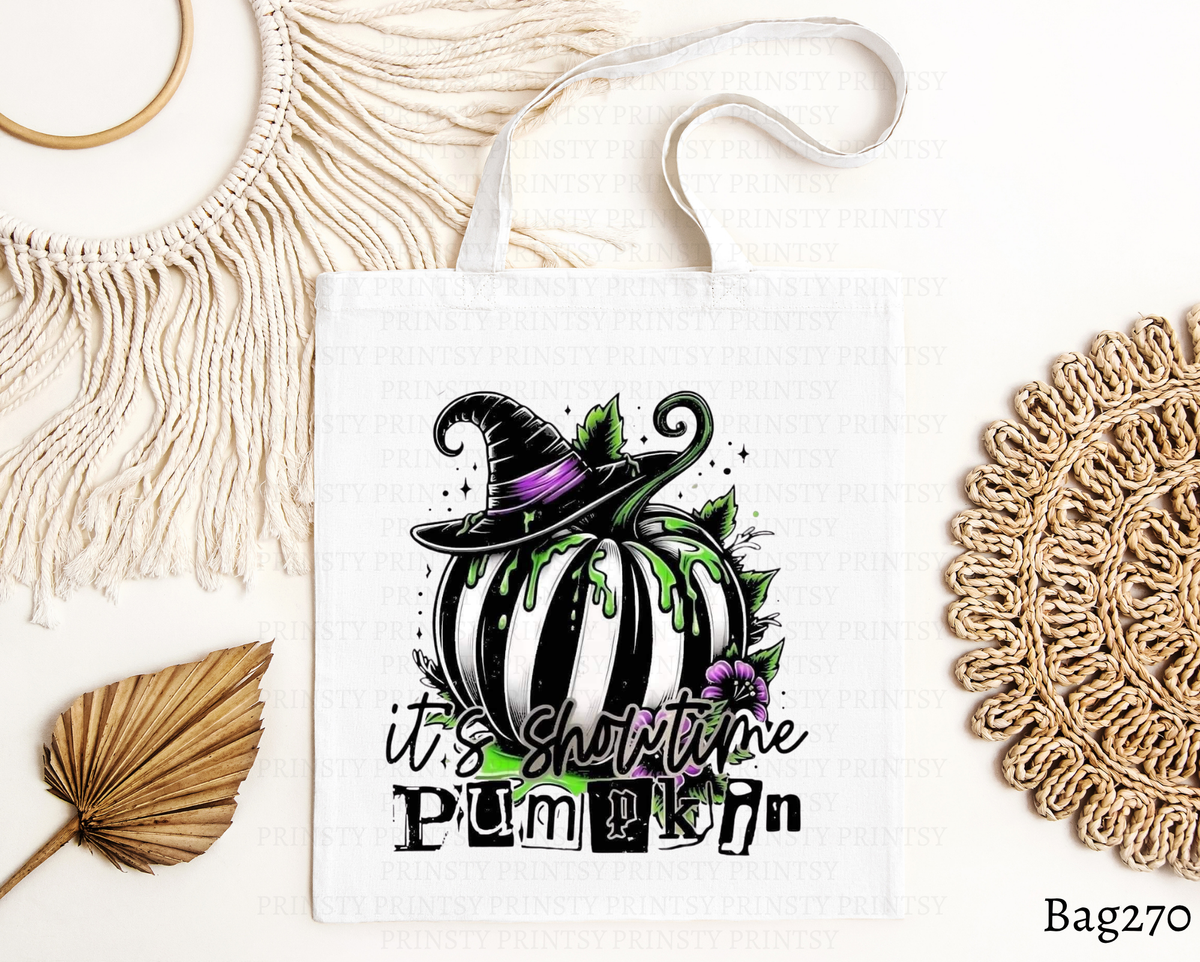 It’s Showtime Pumpkin Tote Bag