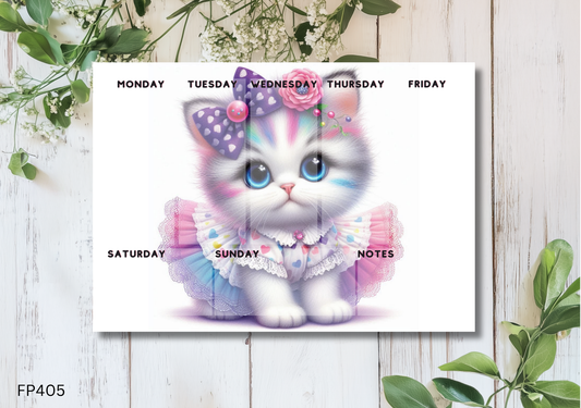 Cat Weekly Planner