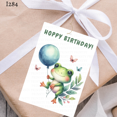 Frog Gift Label