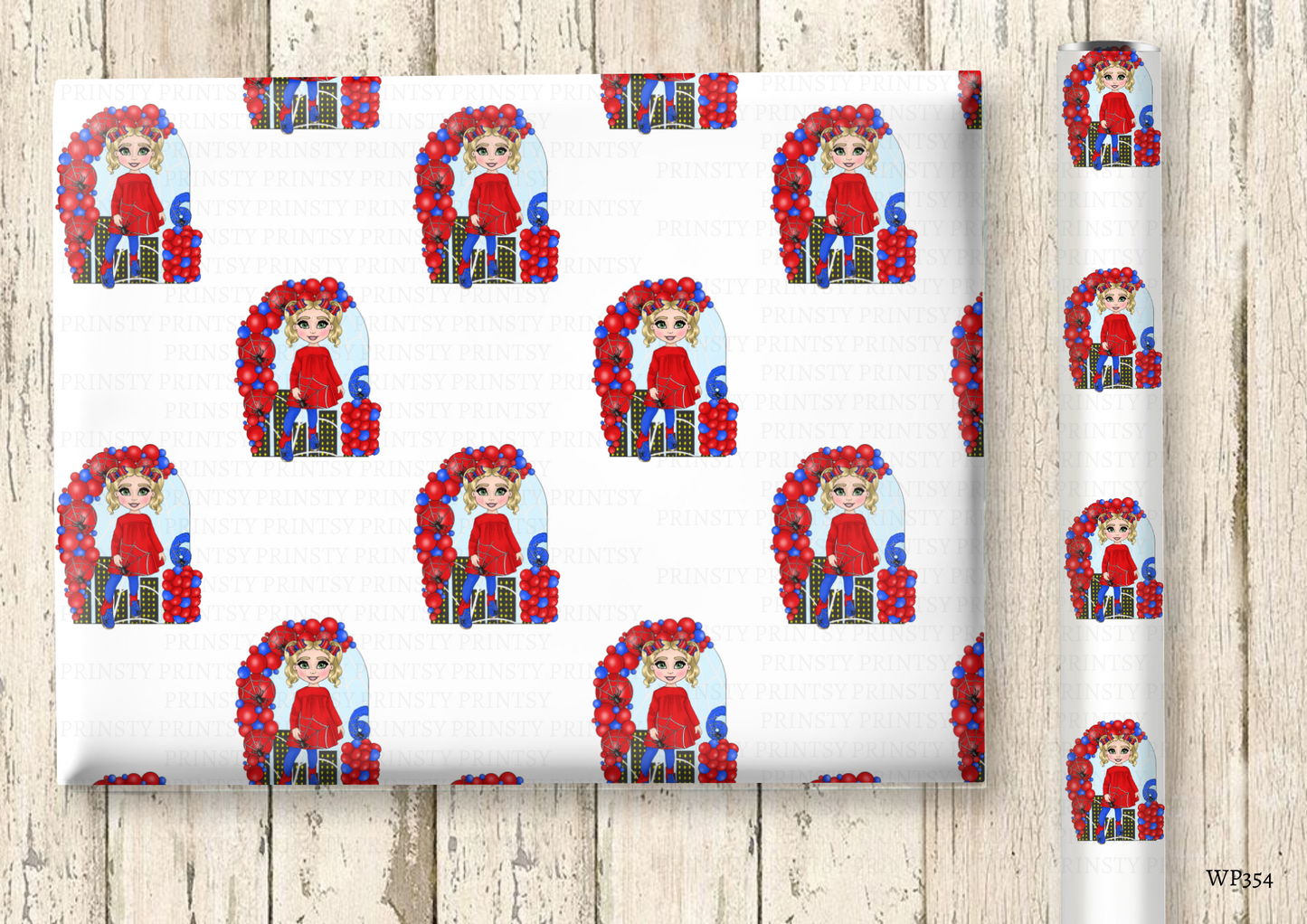 Web Dolly Wrapping Paper
