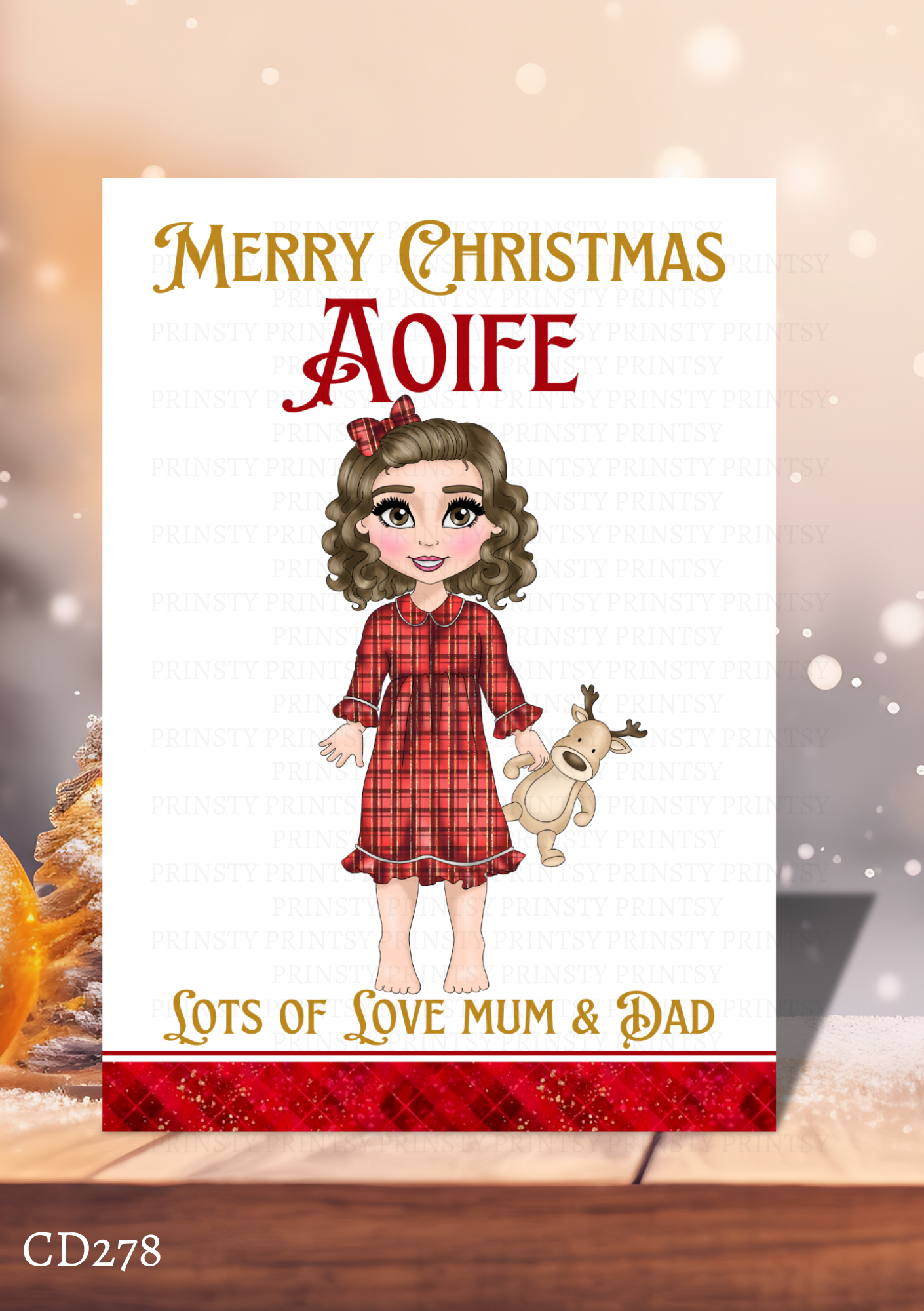 Christmas Dolly Card