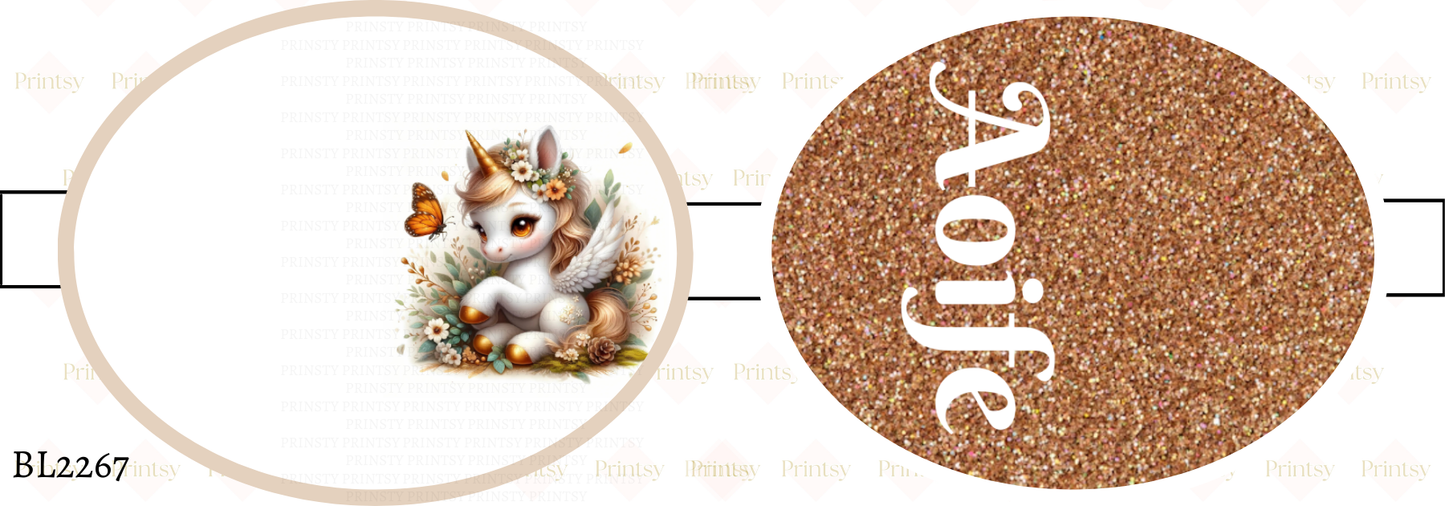 Autumn Unicorn Bow Loop