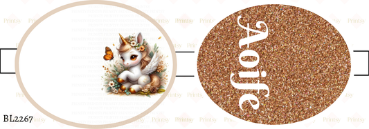 Autumn Unicorn Bow Loop