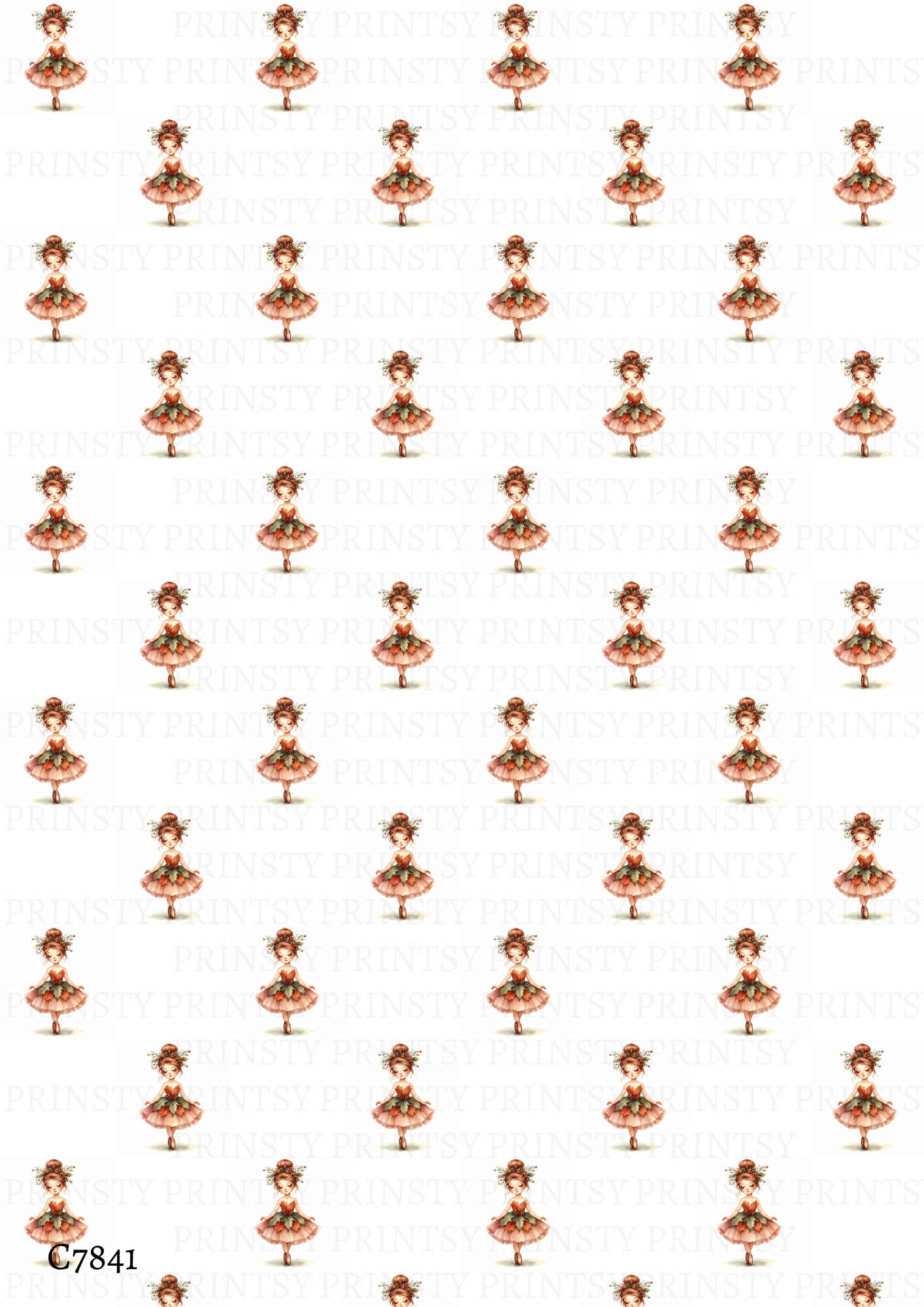 Autumn Ballerina Canvas