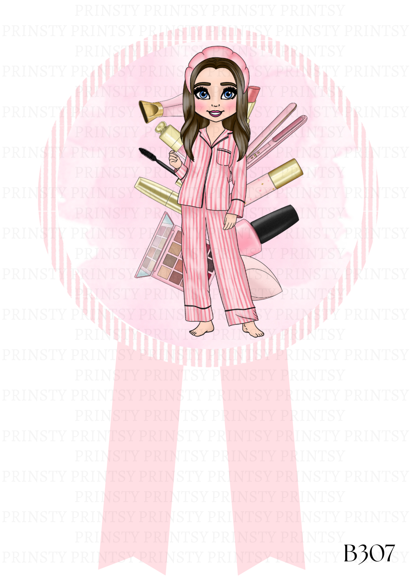 Make Up Dolly Badge