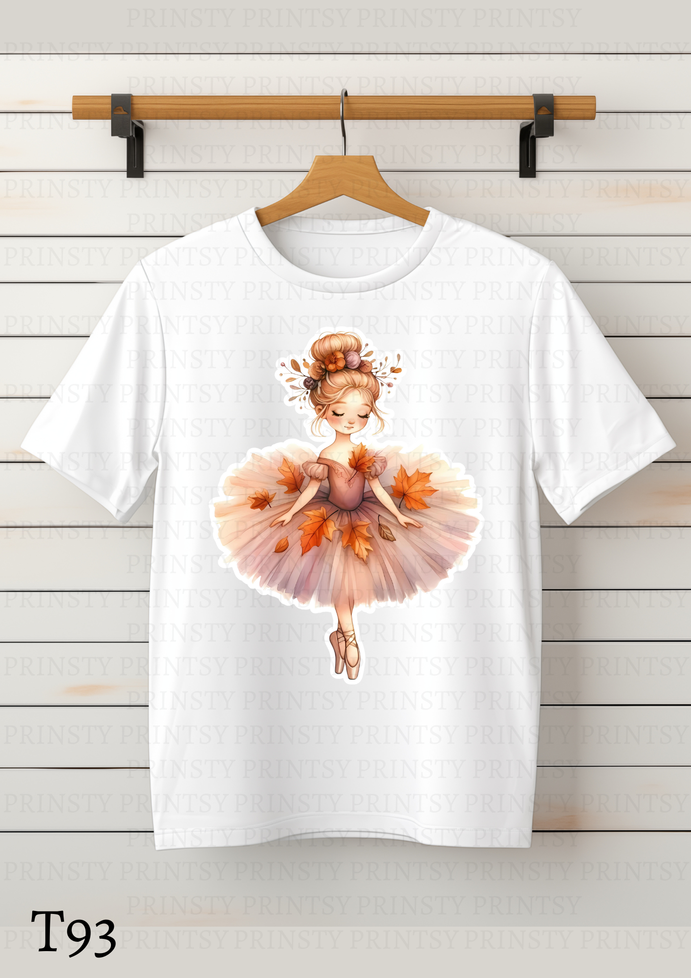 Autumn Ballerina Kids T-Shirt
