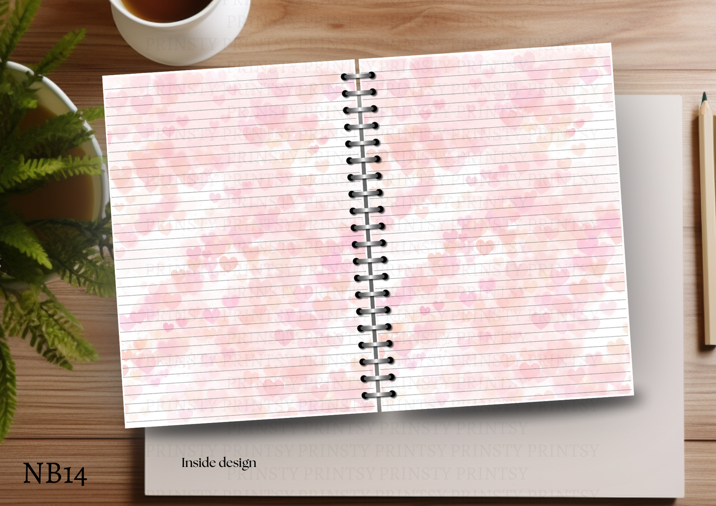 Valentines Note Book