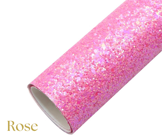 Rose Chunky Glitter Sheet