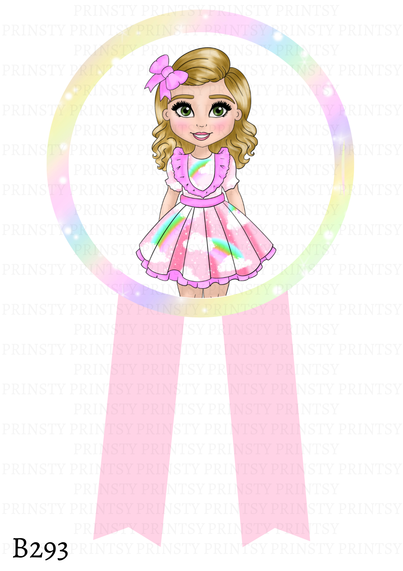 Rainbow Dolly Badge