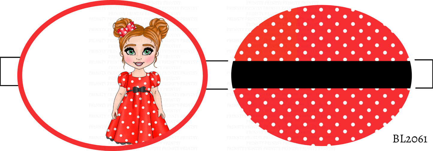 Spotty Dress Dolly Bow Loop