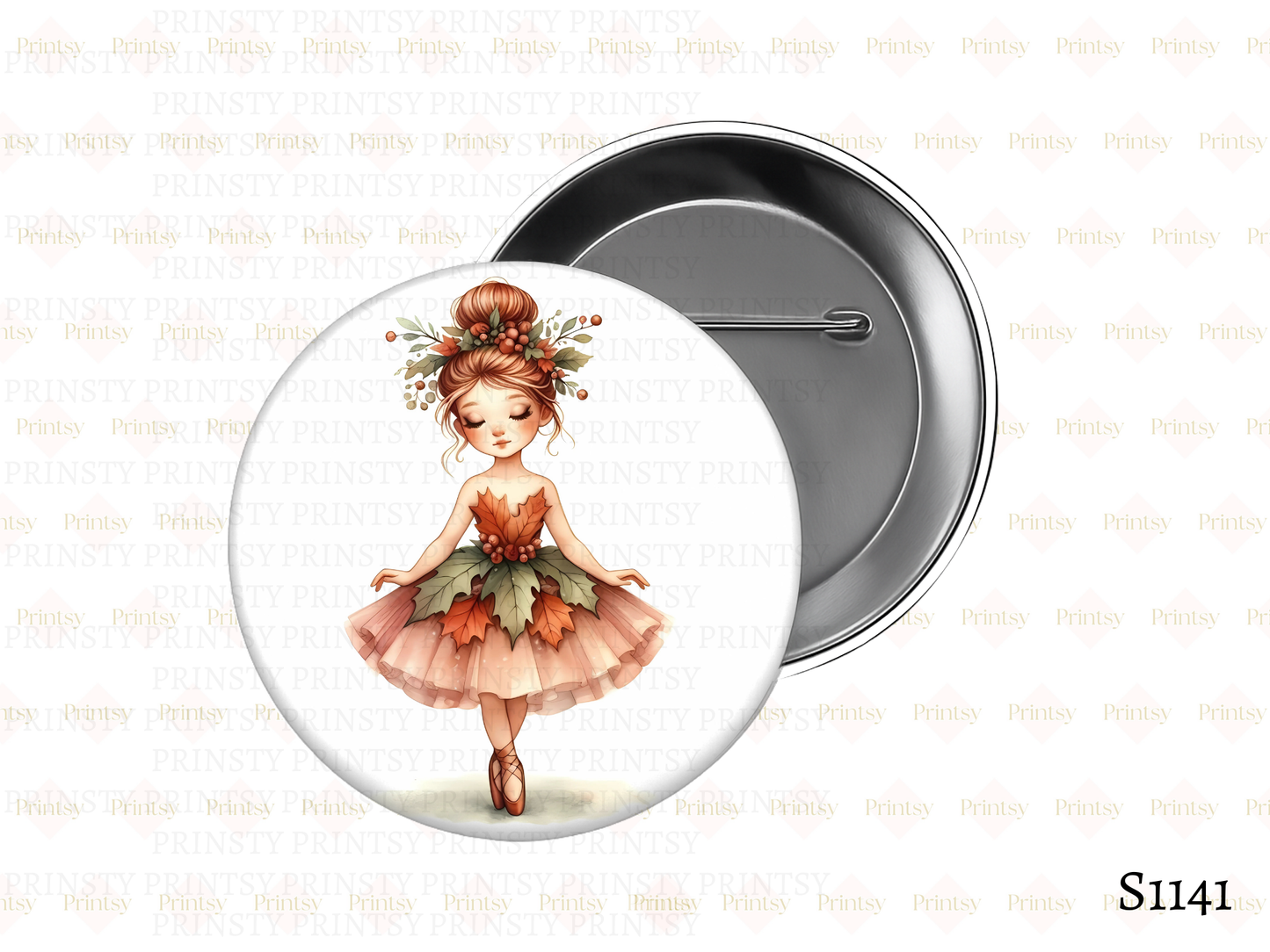 Autumn Ballerina BowBitz/Badges