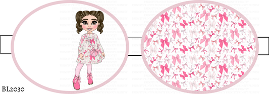 Bow Print Dolly Bow Loop