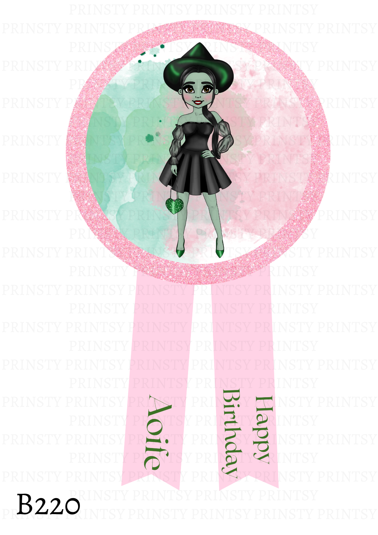 Wicked Dolly Birthday Badge