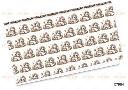 Autumn Unicorn Canvas