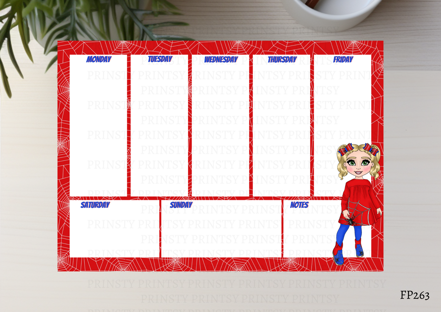 Web Dolly Weekly Planner