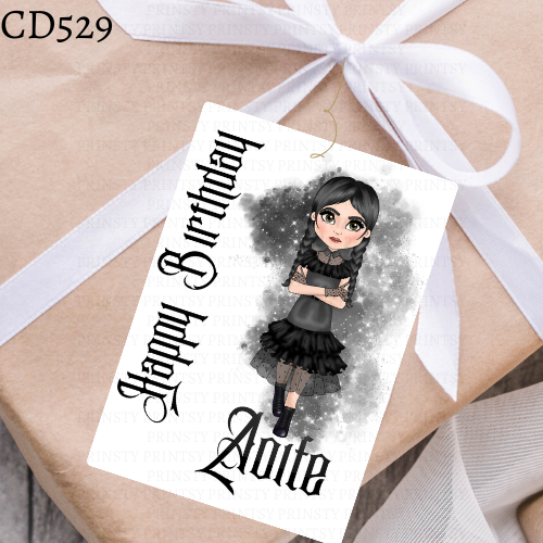Spooky & Kooky Dolly Gift Label