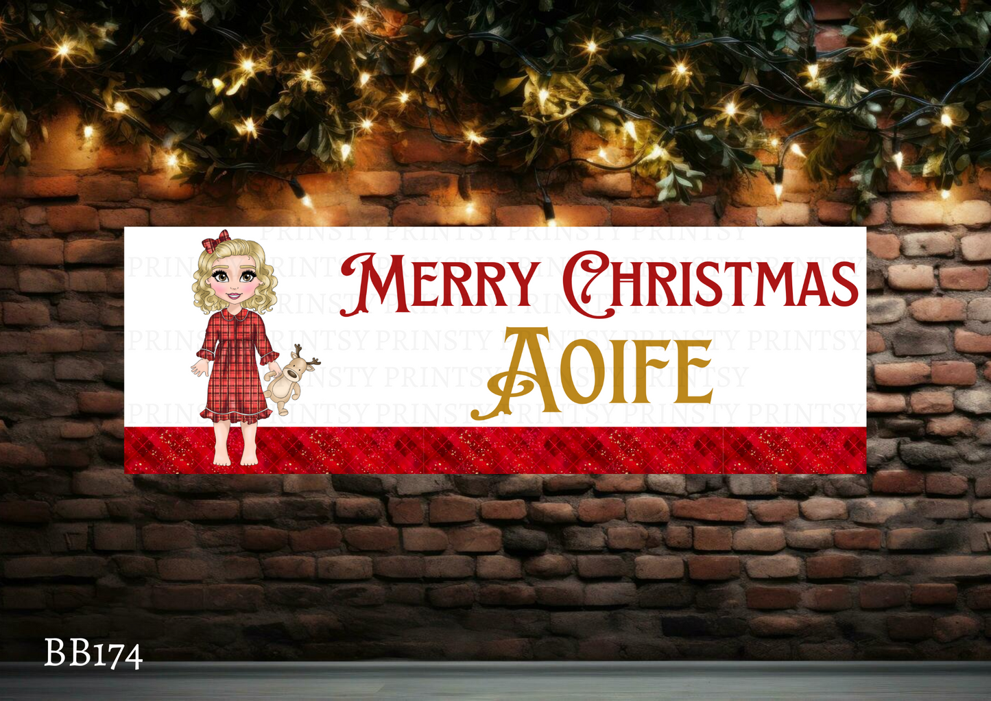 Christmas Dolly Banner