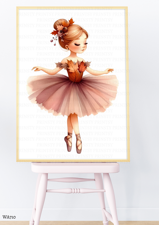 Autumn Ballerina Wall Art
