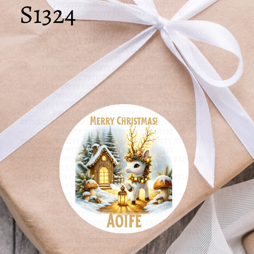 Christmas Unicorn Sticker Sheet