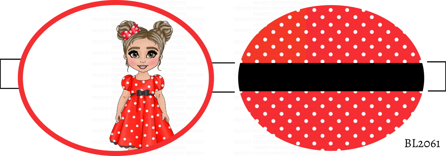 Spotty Dress Dolly Bow Loop