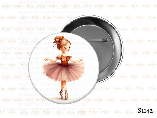 Autumn Ballerina BowBitz/Badges