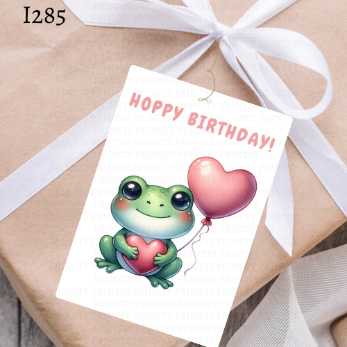 Frog Gift Label