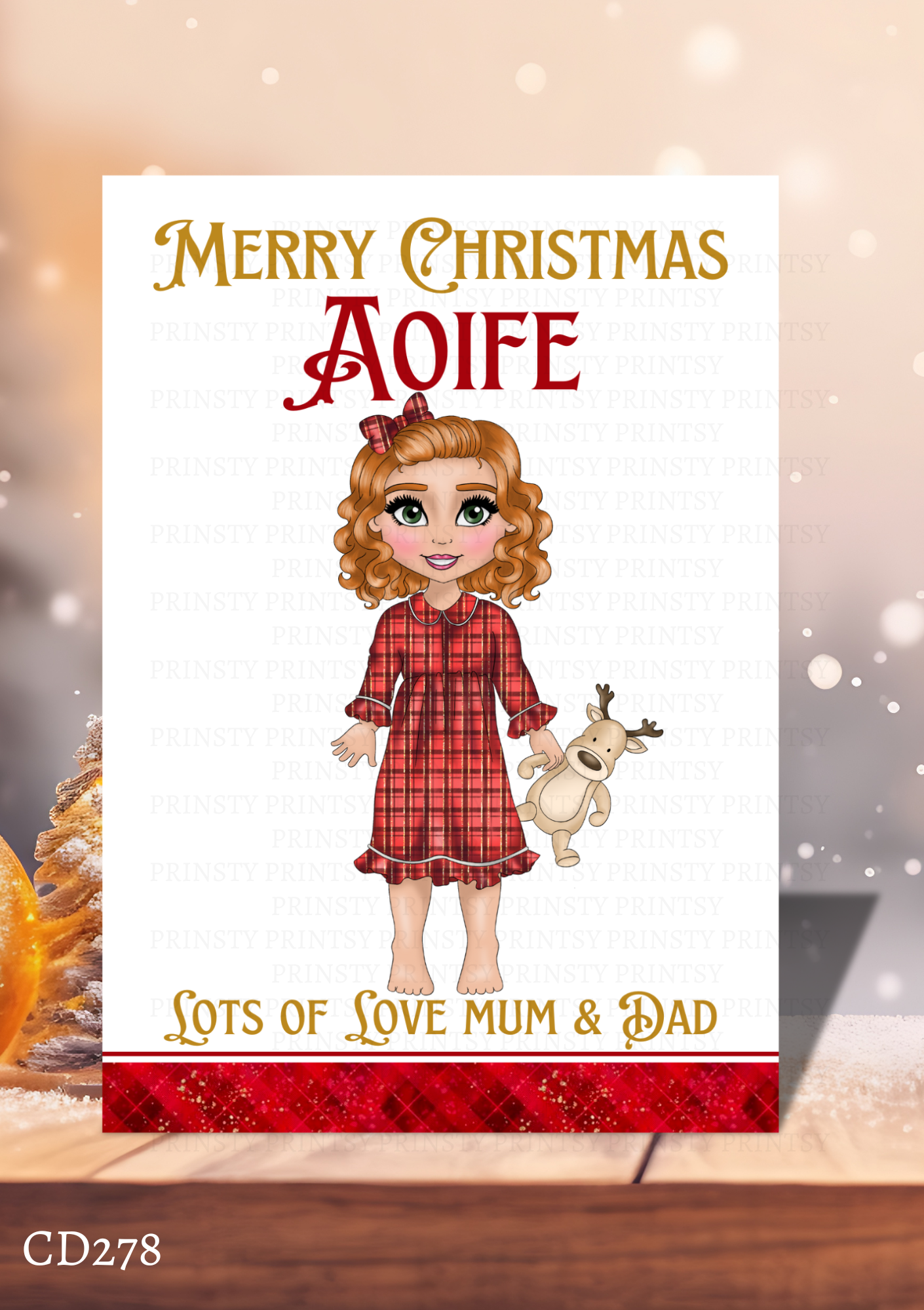 Christmas Dolly Card