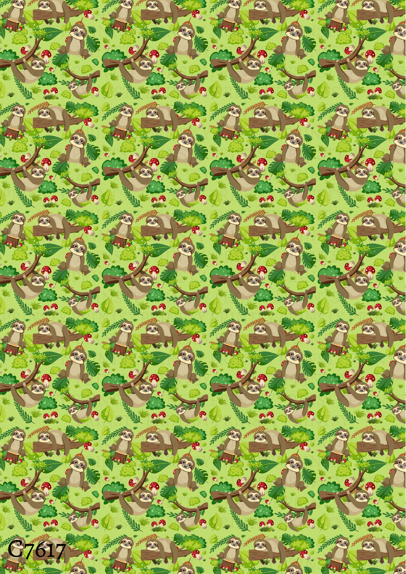 Sloth Canvas