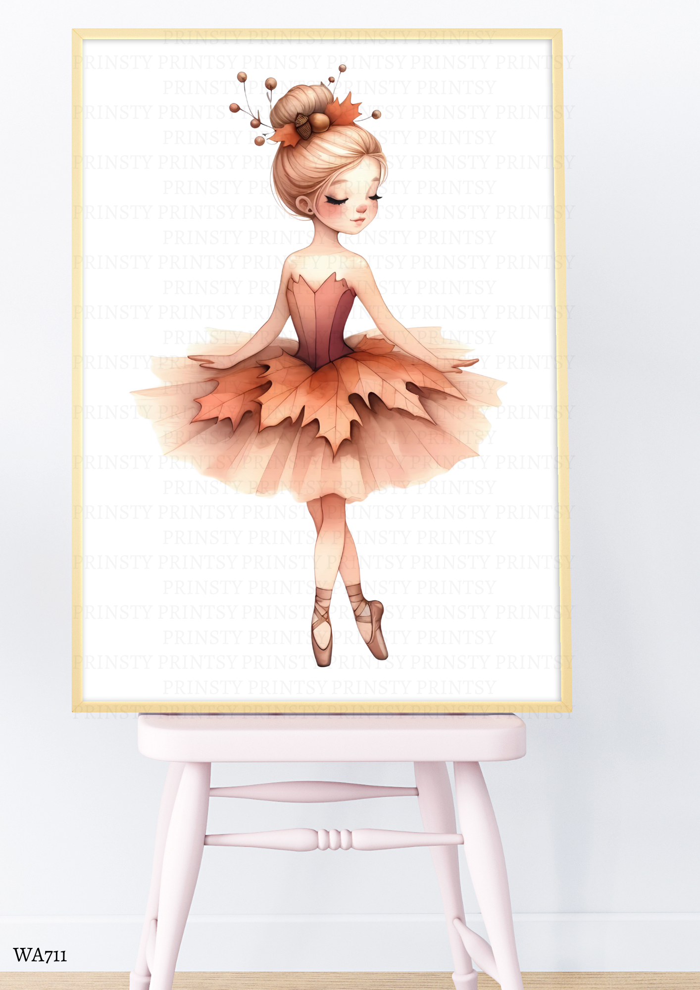 Autumn Ballerina Wall Art