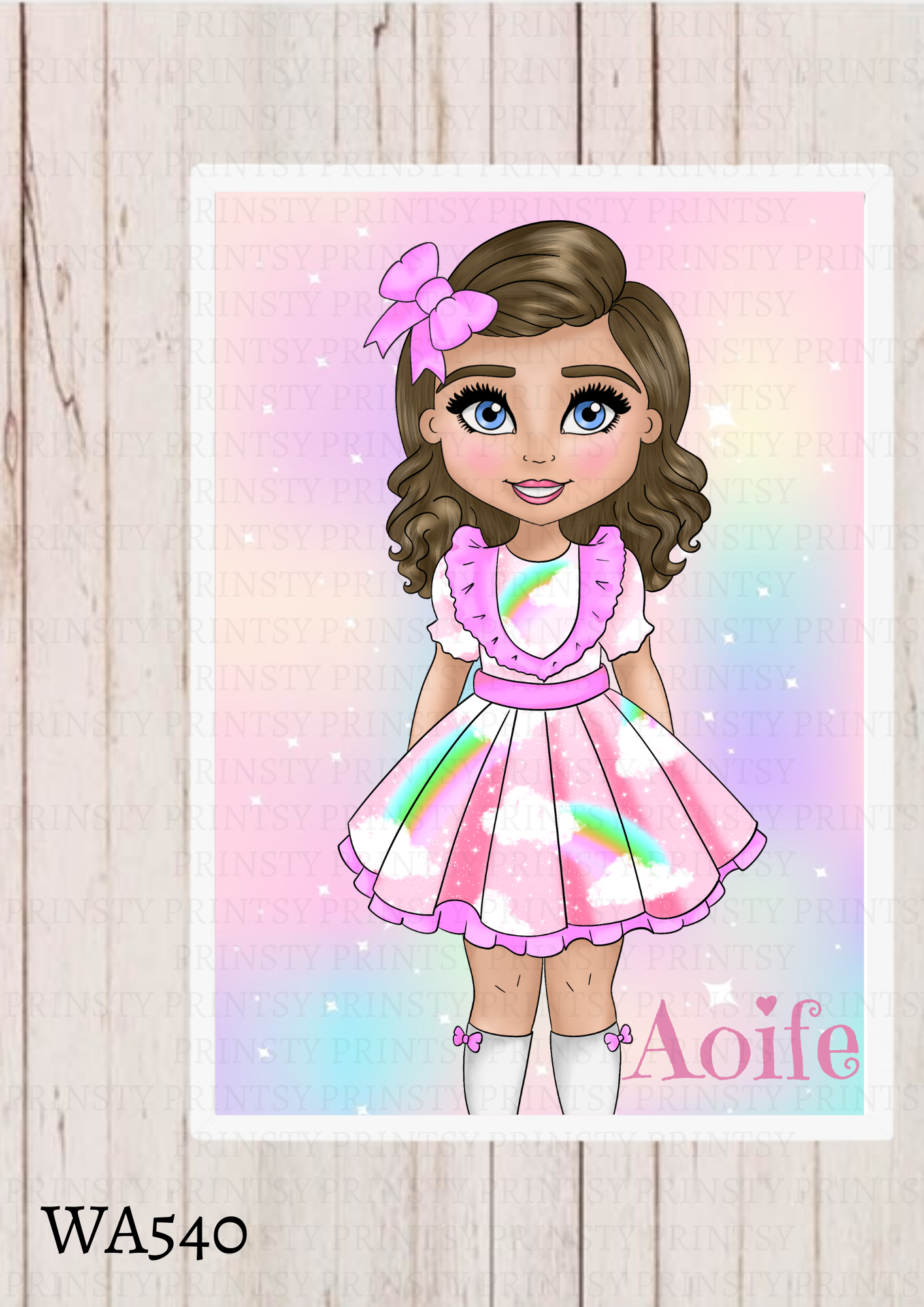 Rainbow Dolly Wall Art