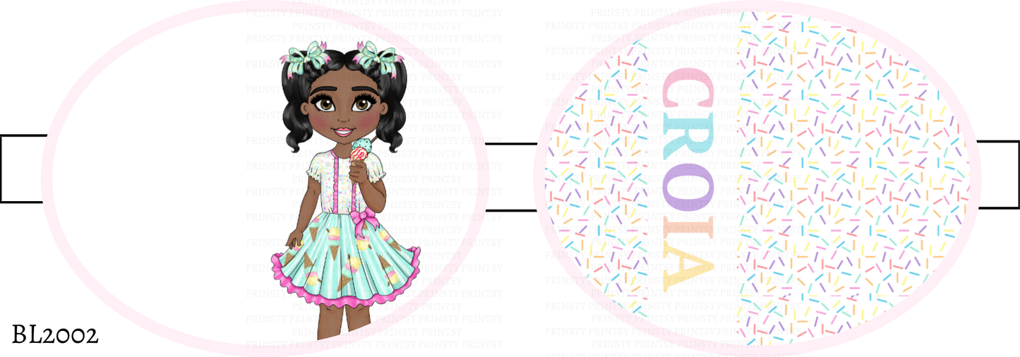 Ice Cream Dolly Bow Loop