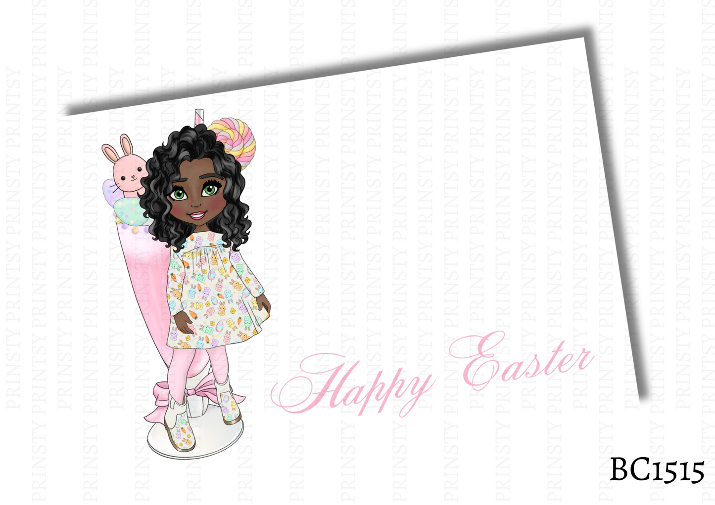 Easter Dolly Bow Card