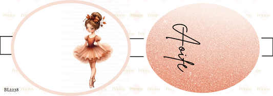 Autumn Ballerina Bow Loop