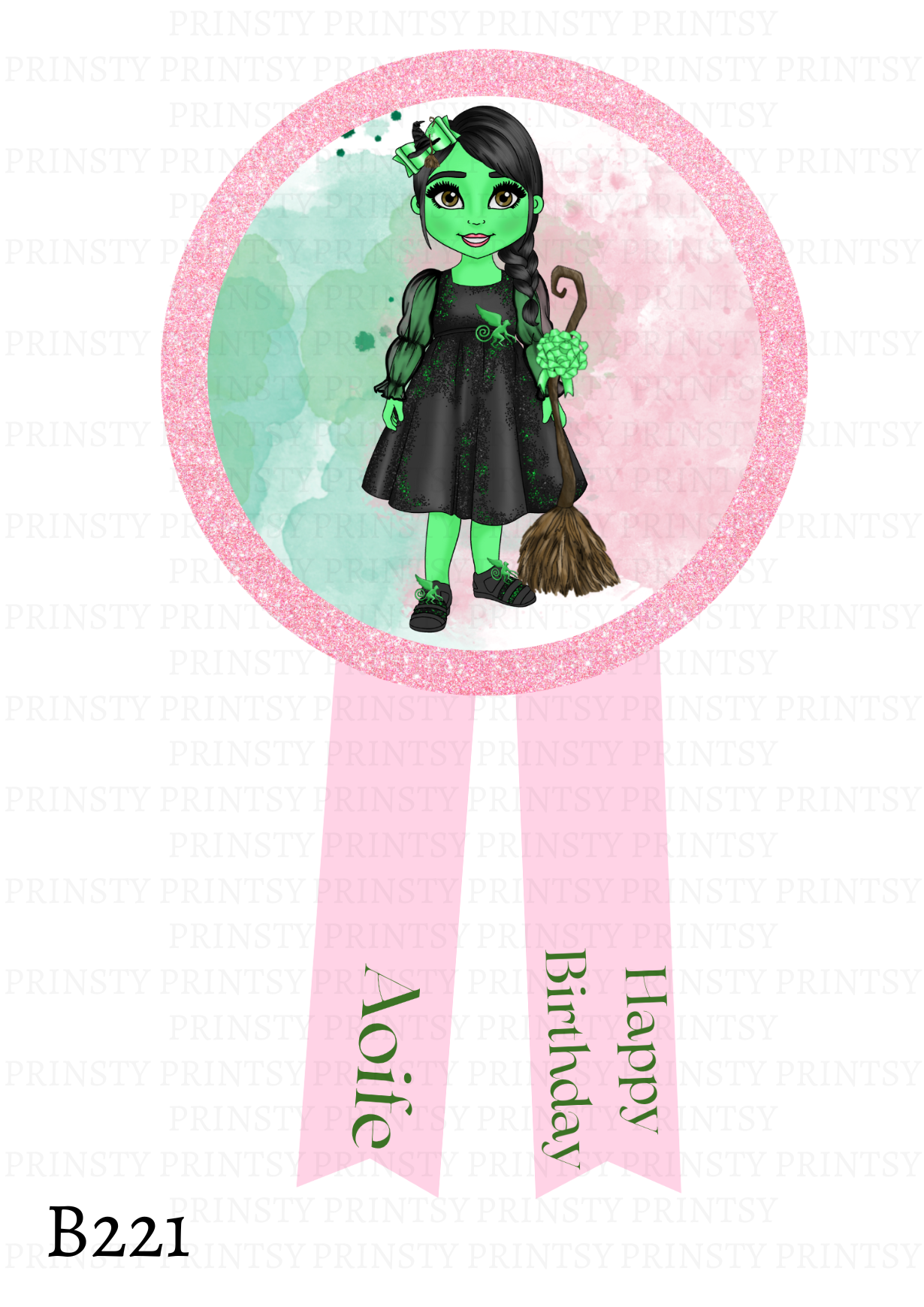 Wicked Dolly Birthday Badge