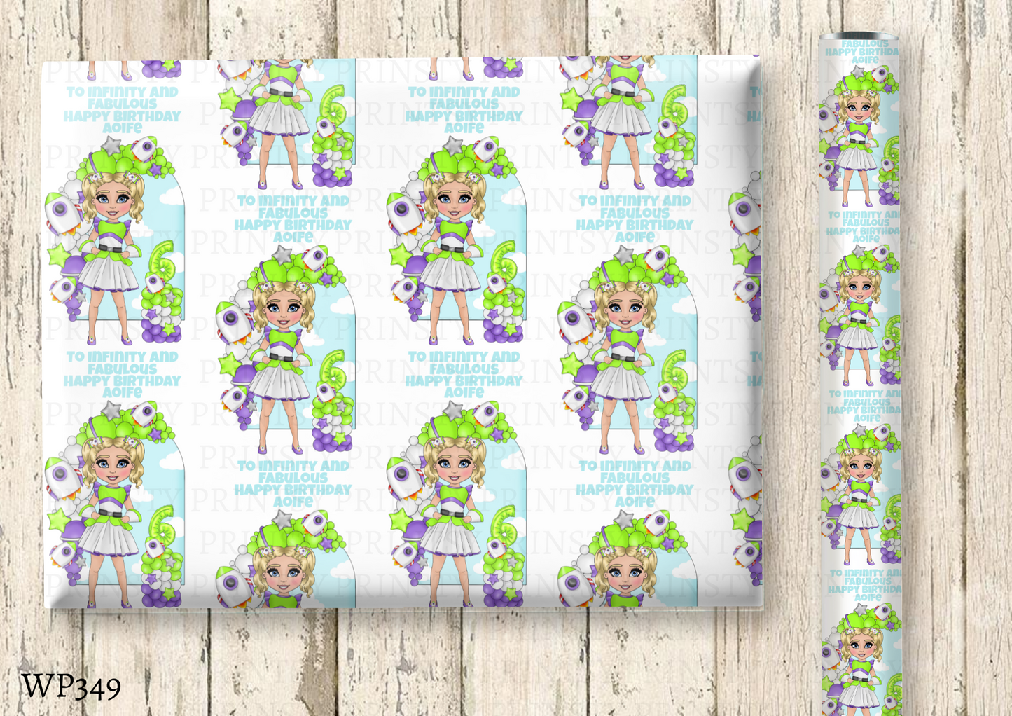 Toy Land Dolly Wrapping Paper