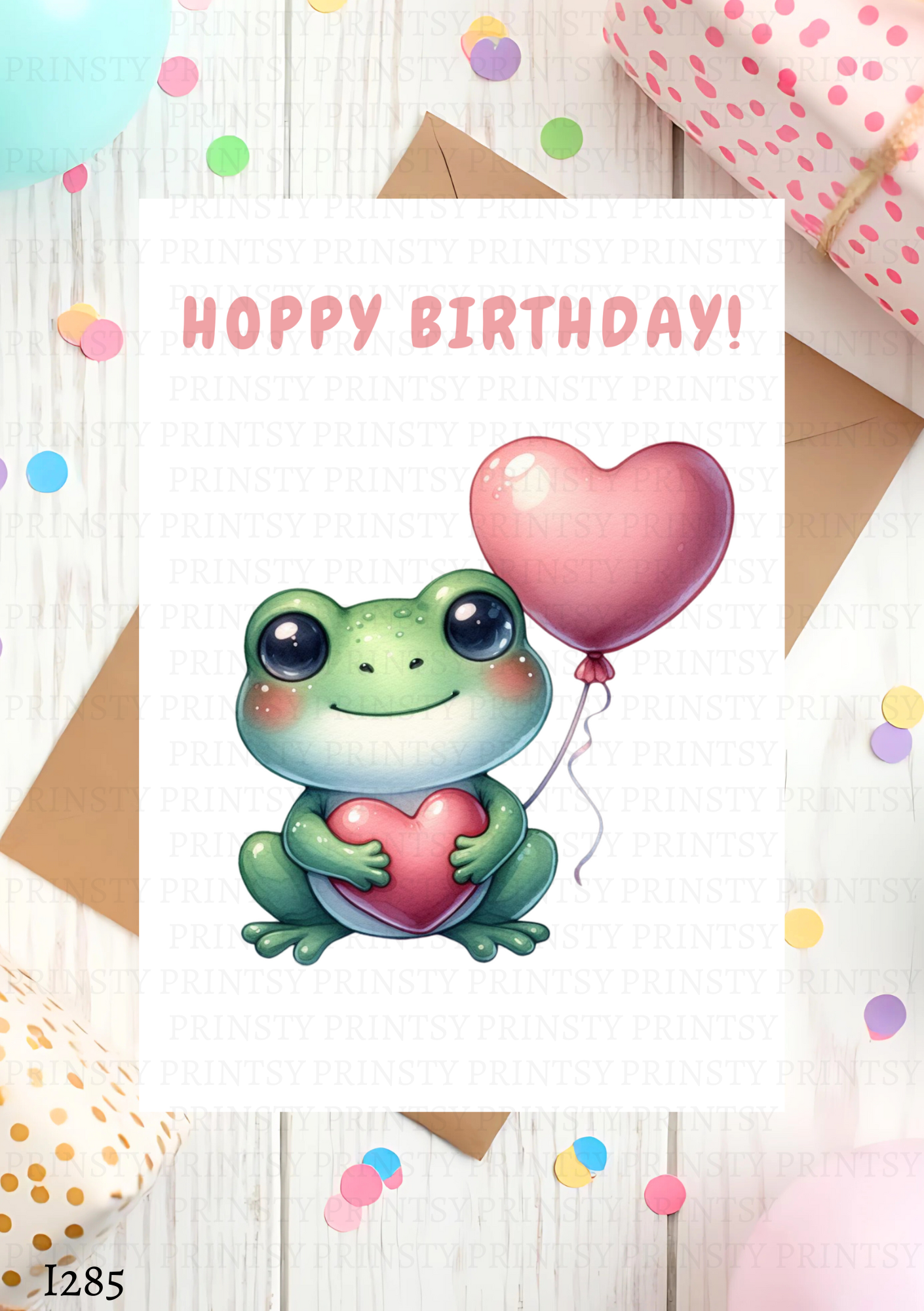 Frog Celebration Card