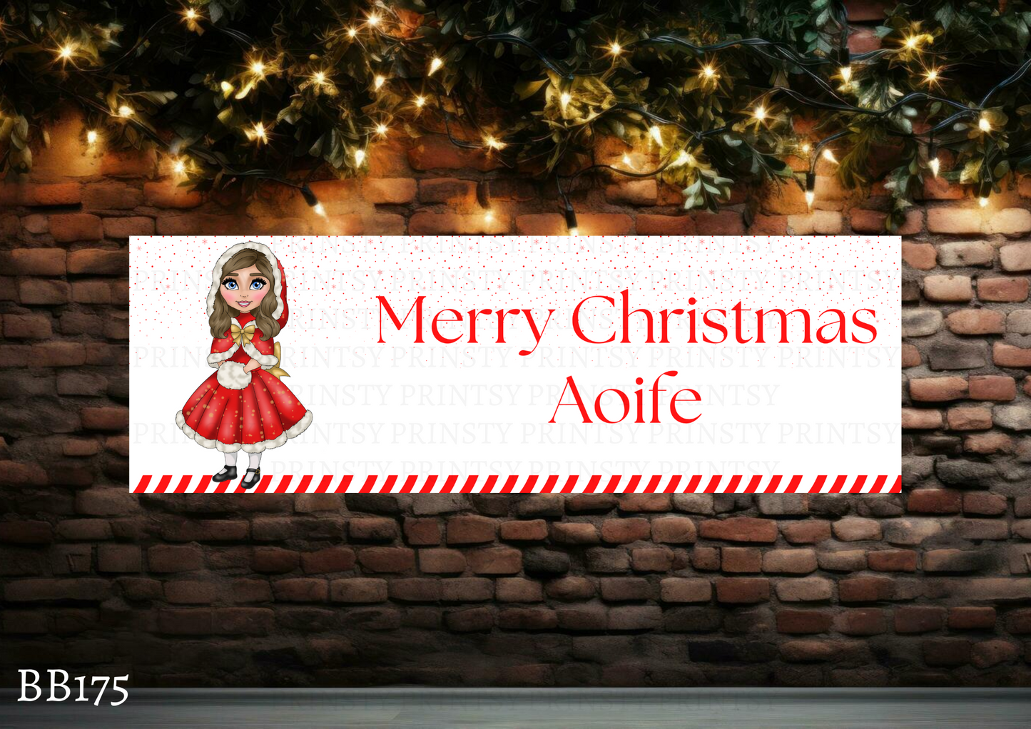 Christmas Dolly Banner